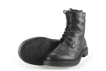 Linea Zeta Veterboots in maat 38 Zwart, Verzenden, Zwart, Overige typen, Zo goed als nieuw