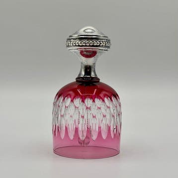 Stolp - Val Saint Lambert - Kristal, Verzilverd - 1930-1940