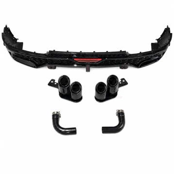LED Diffuser With Black Exhaust Tips Voor Audi Q5 S Line/SQ5, Ophalen of Verzenden, Nieuw