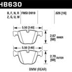 Hawk 04-10 BMW 535i/545i/550i / 04-10 645Ci/650i /02-09, Ophalen of Verzenden, Nieuw