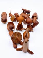 Royal Pet - Speelgoed Royal Pet Wooden Animal Figurines Set, Antiek en Kunst, Antiek | Speelgoed