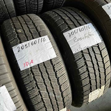 2 x Roadstone 205-60-16 Winterbanden 4,5mm, Gebruikt, 16 inch, Band(en), Personenwagen