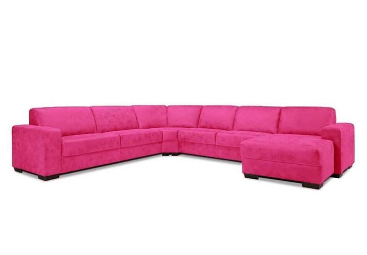 Hoekbankstel Malden - hoekbanken - Roze, Huis en Inrichting, Banken | Sofa's en Chaises Longues, 150 cm of meer, Nieuw, 200 tot 250 cm