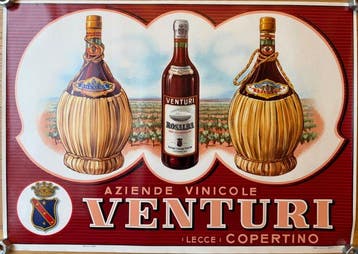 Anonymous - Poster Pubblicitario Vini Venturi Lecce (AFTER)