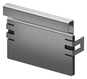 ACO Multiline Sealin HV100S Eindplaat H80/H100 verz.staal, Ophalen of Verzenden, Nieuw