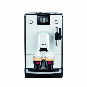 Nivona Caferomatica 560 wit, nieuw inclusief 4 kilo koffie, Espresso apparaat, 10 kopjes of meer, Nieuw, Stoompijpje