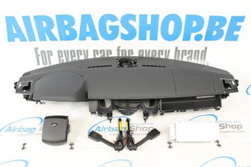 AIRBAG SET – DASHBOARD LEER ZWART STIKSEL RANGE ROVER SPORT, Gebruikt, Rover
