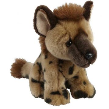 Hyena knuffel - pluche - gevlekt - bruin - 18 cm, Kinderen en Baby's, Speelgoed | Knuffels en Pluche, Verzenden, Nieuw