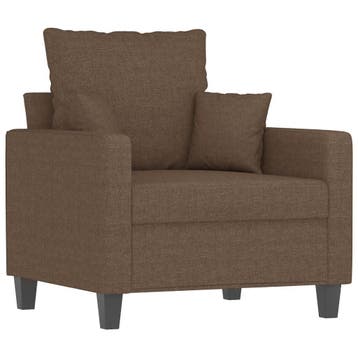 Relaxstoel bruin stof - retourdeal 80% korting, Huis en Inrichting, Gebruikt, 75 tot 100 cm, Ophalen of Verzenden, 75 tot 100 cm