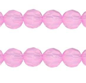 30 x Acryl facet kralen Roze 6mm (Facet kralen acryl), Ophalen of Verzenden, Nieuw, Kraal