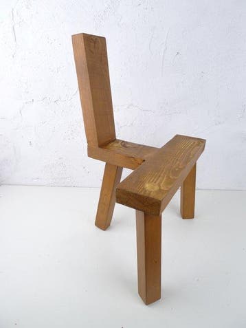 Kruk - Hout - Stool Wood