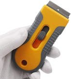 Schraper met 15 stuks Koolstofstaal - Glas Lijm Verwijderen, Hobby en Vrije tijd, Knutselen, Verzenden, Nieuw