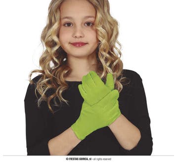 Groene kinderhandschoenen, Kleding | Dames, Carnavalskleding en Feestkleding, Ophalen of Verzenden, Nieuw