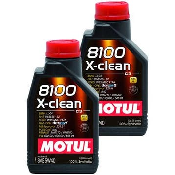 Motul Aanbieding: 2 X 8100 X-Clean 5W40 1L, Verzenden, Nieuw