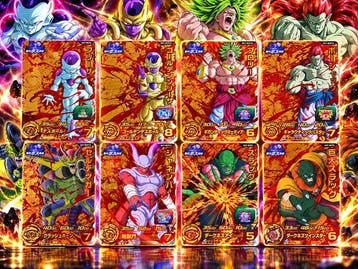 Bandai - 8 Card - Dragon Ball, Dragon Ball Z - Frieza Super, Nieuw