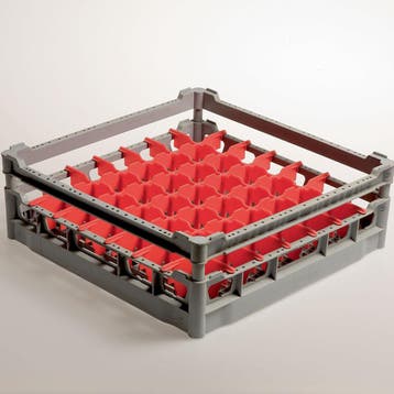 Mand 49 Glazen Ø 63 Mm, H130 Mm, Polyprop., Ophalen of Verzenden, Nieuw