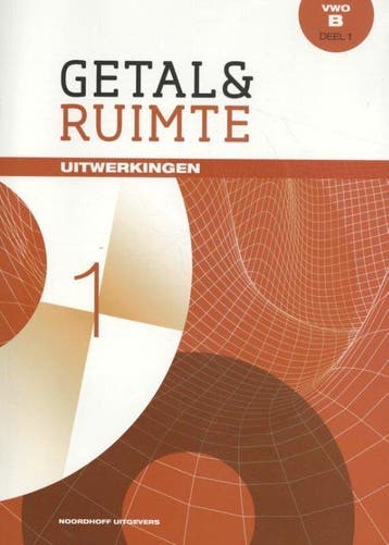 9789001842475 Getal  Ruimte vwo B deel 1 Uitwerkingen, Verzenden, Zo goed als nieuw, J.H. Dijkhuis