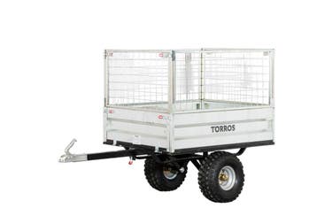 Aanhanger enkelasser kipper 350kg 1200 x 850 x 300 mm + verh, Ophalen of Verzenden, Nieuw