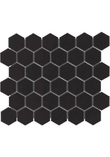 The Mosaic Factory Barcelona Hexagon Black Glossy | mozaïek, Doe-het-zelf en Verbouw, Tegels, Ophalen of Verzenden, Nieuw