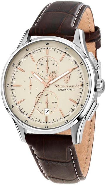 Maserati R8871624010 Sorpasso chronograaf horloge 42 mm, Overige merken, Staal, Verzenden, Polshorloge