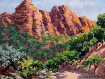 Miguel Martínez Verchili (1898-1989) - Luz sobre la montaña