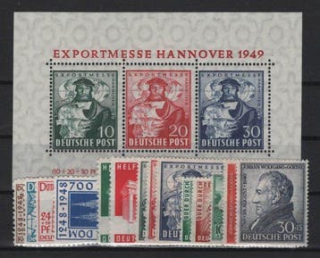 Geallieerde bezetting - Duitsland 1945/1949 - De laatste, Gestempeld