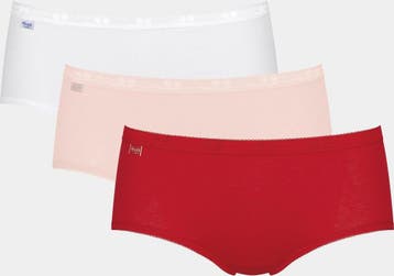 Sloggi Maat 40-42 Dames Basic+ 3Pack Midi Onderbroek Dames, Verzenden