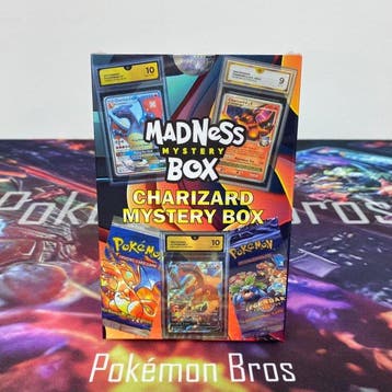 Pokémon Mystery box - Madness Mystery Box - Charizard Graded, Nieuw