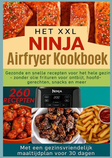 Het Xxl Ninja Airfryer Kookboek:Gezonde En Snelle Recepten V, Ophalen of Verzenden, Nieuw, Nina Kross