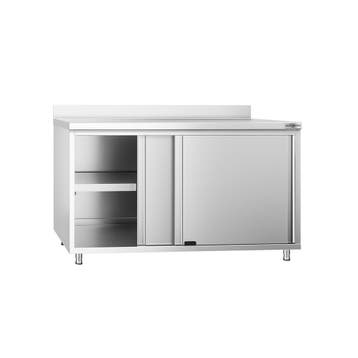 GGM Gastro | Gesloten RVS werktafel PREMIUM - 1400x600mm - |, Verzenden, Nieuw in verpakking, Meubilair