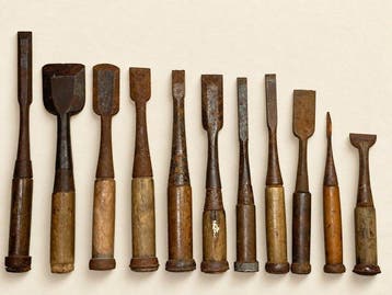 Vintage Japanese Woodworking Chisels – Set of 11 –