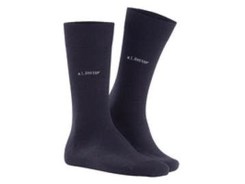 Veiling - 24x Donker blauw Heren sokken maat 43-46 A.L. Hect, Kleding | Heren, Sokken en Kousen, Nieuw