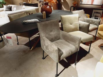 Dutchz 1700 eetkamerstoelen (set van 6) **SHOWROOMMODEL**, Huis en Inrichting, Stoelen, Nieuw