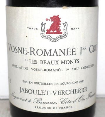1982 Jaboulet-Vercherre Les Beaux Monts - Vosne-Romanée, Nieuw