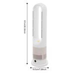 Bladloze Ventilator 2in1 Koelen Verwarmen Stil LED, Verzenden, Nieuw