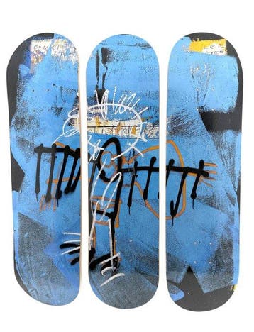 JEAN-MICHEL BASQUIAT (after) X Skateroom - UNTITLED (ANGEL),
