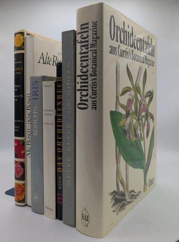 AA.VV. - Lot with 7 books in Orchids and Roses - 1954-1986