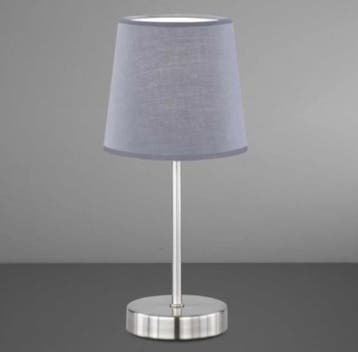 OP=OP Wofi tafellamp Cesena Grijs max. 42W E14 met schake..., Ophalen of Verzenden, Nieuw