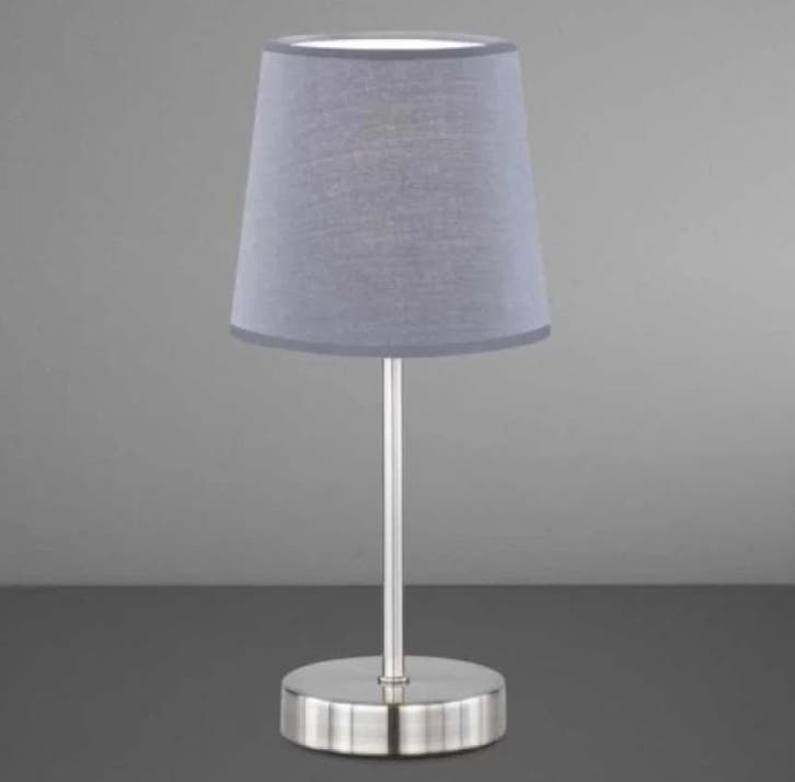 OP=OP Wofi tafellamp Cesena Grijs max. 42W E14 met schake..., Huis en Inrichting, Lampen | Overige, Nieuw, Ophalen of Verzenden
