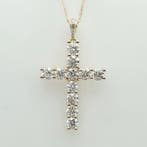 Zonder minimumprijs - Hanger - 14 karaat Geel goud - 4.30ct., Sieraden, Tassen en Uiterlijk, Antieke sieraden