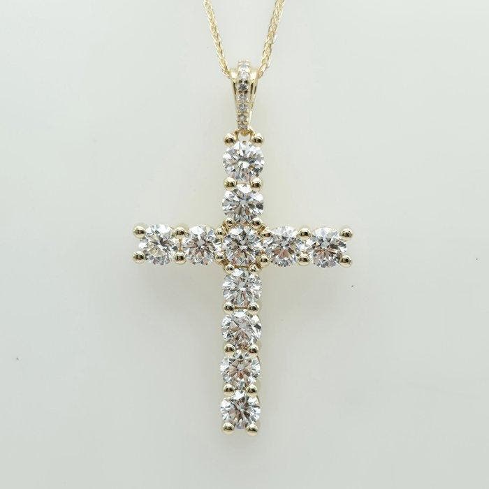 Zonder minimumprijs - Hanger - 14 karaat Geel goud - 4.30ct., Sieraden, Tassen en Uiterlijk, Antieke sieraden