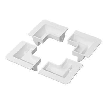 Proplus Witte hoeksteunen voor zonnepaneel set van 4, ABS..., Ophalen of Verzenden, Nieuw
