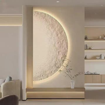 Creatieve Maan Wandlamp met Afstandsbediening - Dimbaar LED, Verzenden, Nieuw