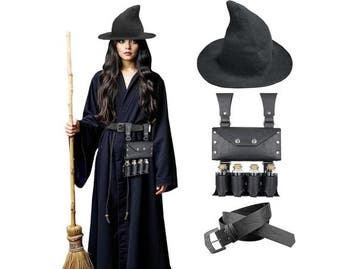 Veiling - HiiFeuer Middeleeuwse alchemieset verkleedaccessoi, Kinderen en Baby's, Carnavalskleding en Verkleedspullen, Nieuw