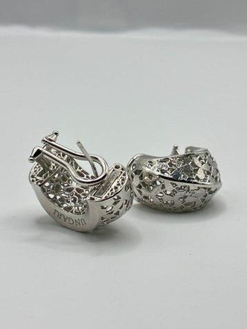 Zonder minimumprijs - Cocktail oorbellen Zilver - Argento