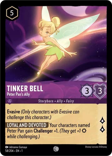 [58/204] - TINKER BELL - Peter Pans Ally ENG FOIL [M/NM], Ophalen of Verzenden, Nieuw