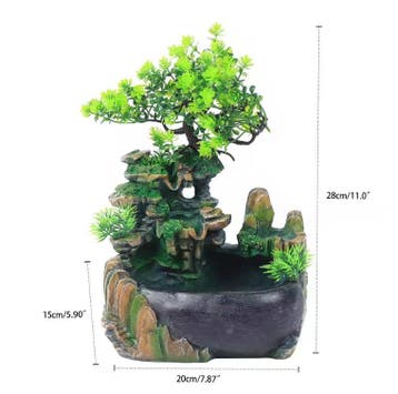 LED Tafel Fontein met Waterval en Vernevelaar | Feng Shui, Verzenden, Nieuw in verpakking