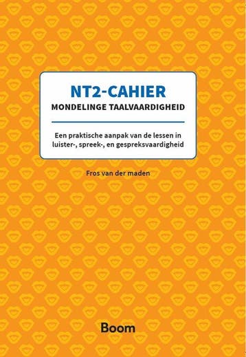 9789024432462 NT2-cahier Mondelinge taalvaardigheid, Verzenden, Nieuw, Fros van der Maden