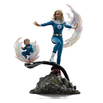 Fantastic Four Art Scale Statue 1/10 Invisible Woman and..., Ophalen of Verzenden, Nieuw