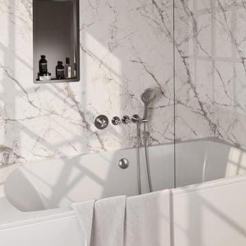 Brauer Brushed Carving Thermostatische Inbouw Badkraan, Doe-het-zelf en Verbouw, Sanitair, Ophalen of Verzenden, Nieuw